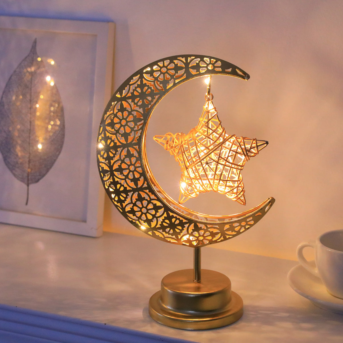 Rotating Moon Table Lamp
