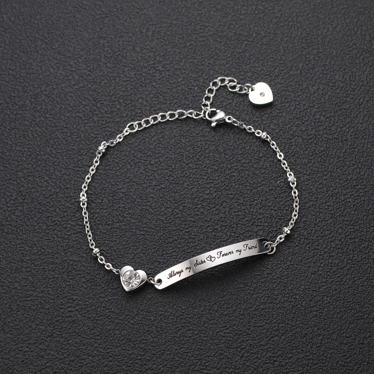Custom Engraved Couple Bracelet