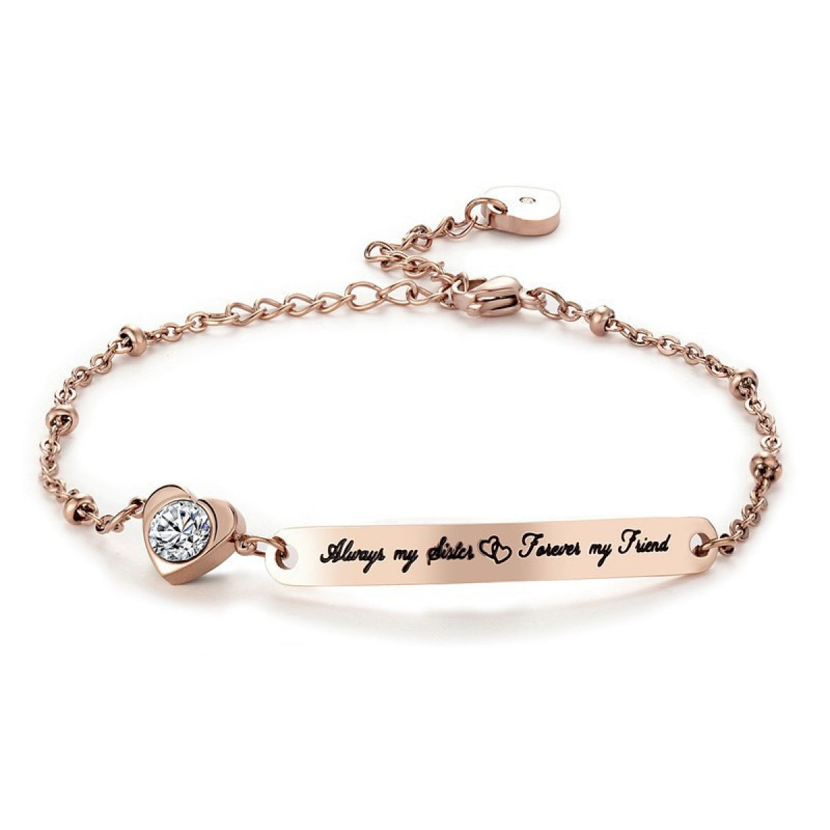 Custom Engraved Couple Bracelet