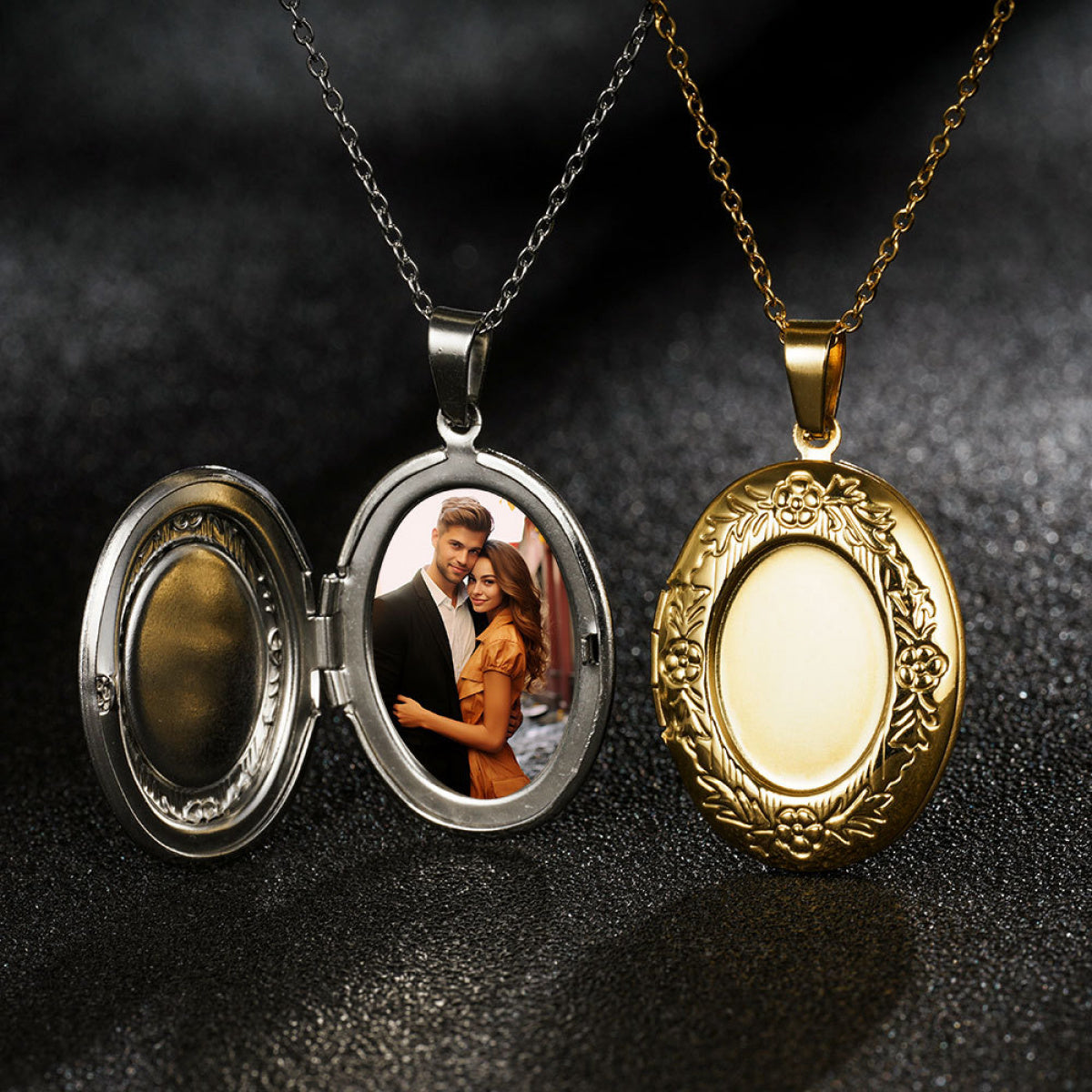 Custom Photo Frame Necklace